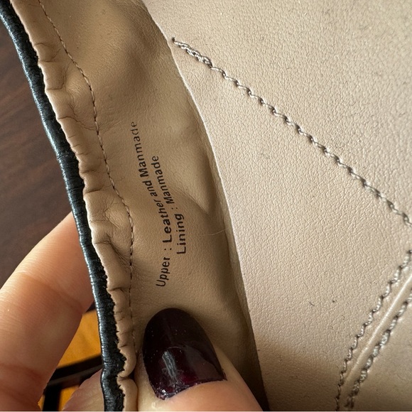 Cole Haan black ballet leather flats new without tags - Picture 4 of 8